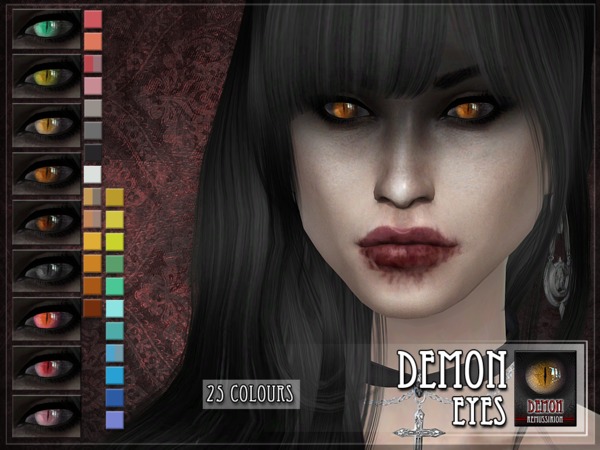 Sims 4 Demon Eyes by RemusSirion at TSR