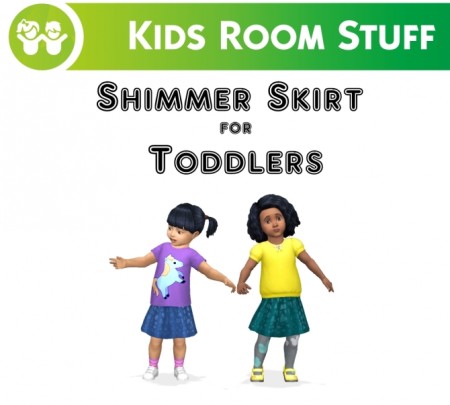 Shimmer Skirt for Toddlers by VentusMatt at Mod The Sims