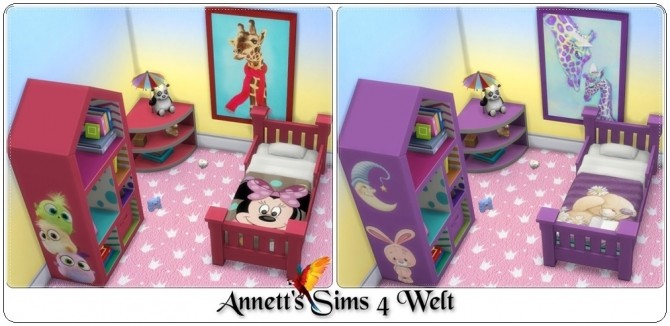 Sims 4 Funny Toddler Bedroom at Annett’s Sims 4 Welt
