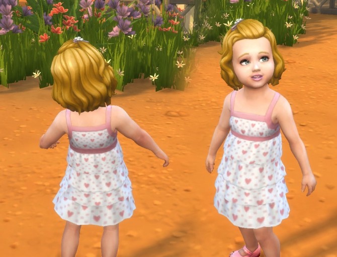 Sims 4 Frill Dress for Toddlers at My Stuff
