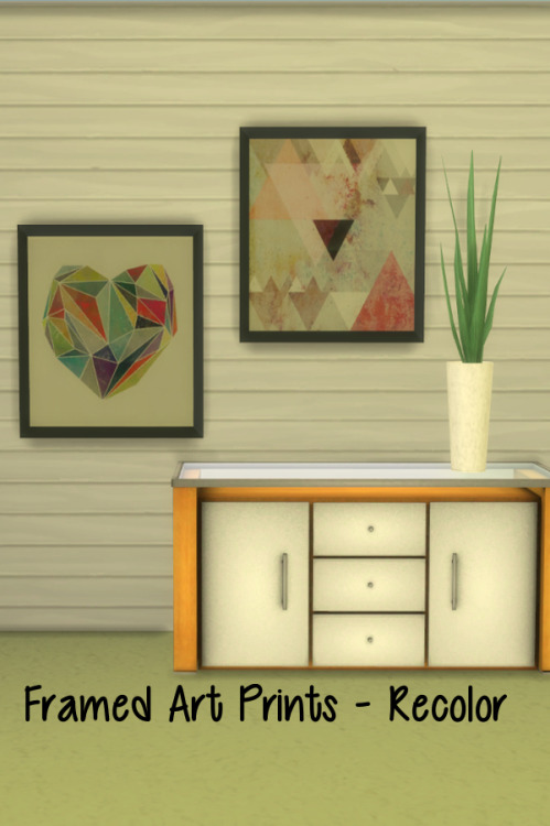 Sims 4 Art Prints recolors at ChiLLis Sims