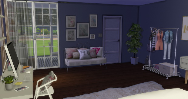 Sims 4 Girly Bedroom Build at AymiasSims
