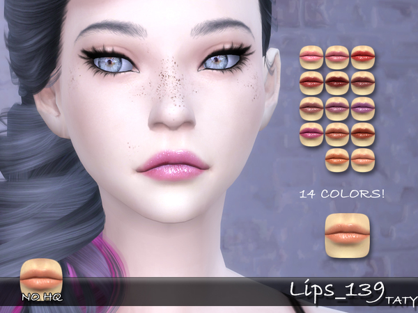 Sims 4 Lips 139 by tatygagg at TSR