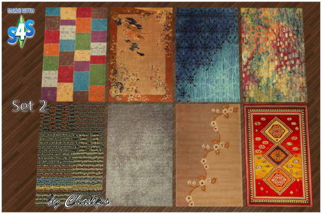 Sims 4 Rugs 1 4 by Chalipo at All 4 Sims