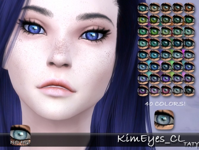 Sims 4 Kim Eyes CL by Taty86 at SimsWorkshop