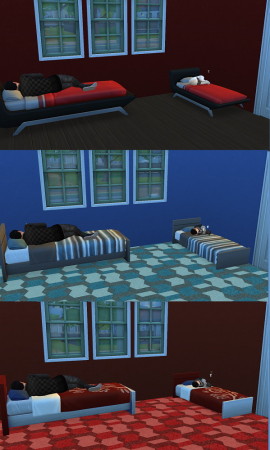 Toddler beds by G1G2 at SimsWorkshop