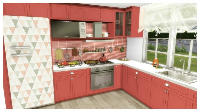 Sims 4 Kitchen II at Dinha Gamer