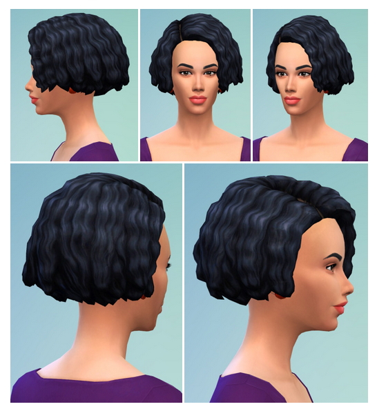 Sims 4 Curls with more Forehead at Birksches Sims Blog