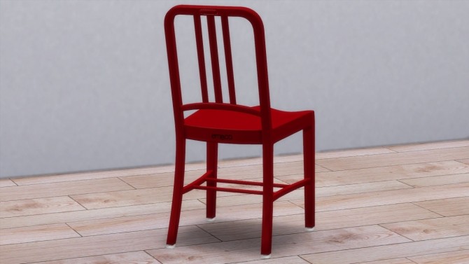 Sims 4 111 Navy Chair at Meinkatz Creations