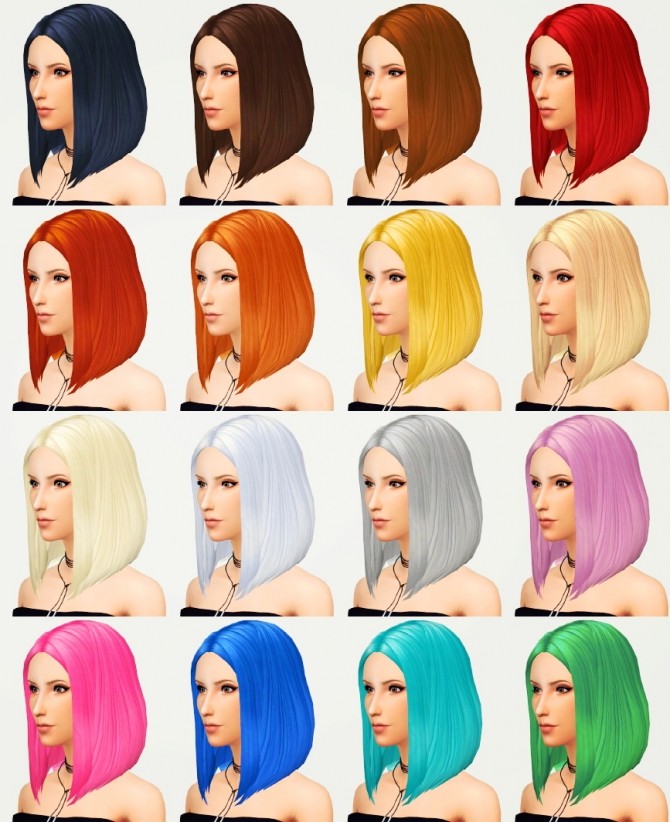 Sims 4 Yui hair at KotCatMeow