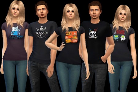 Adventure Time tees at AuriSims