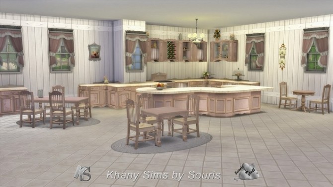 Sims 4 Seasons kitchen by Souris at Khany Sims