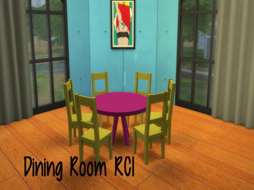 Sims 4 Dining Room RC1 at ChiLLis Sims