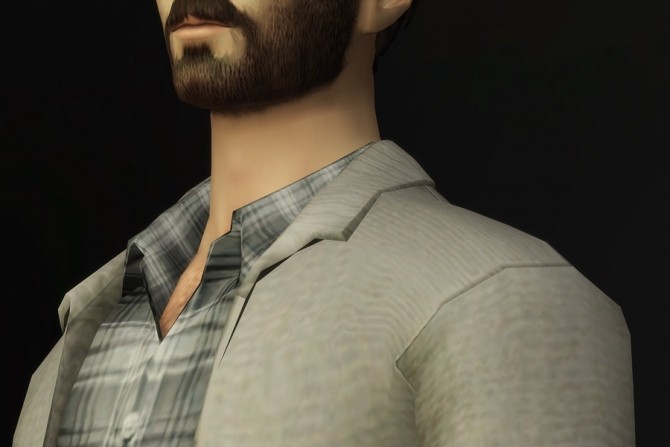 Sims 4 Basic wool cardigan with shirt at Rusty Nail