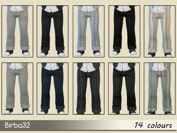 Sims 4 Like dad classic pants by Birba32 at TSR