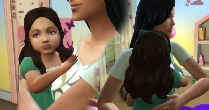 Sims 4 Sweet Curls for Toddlers at My Stuff
