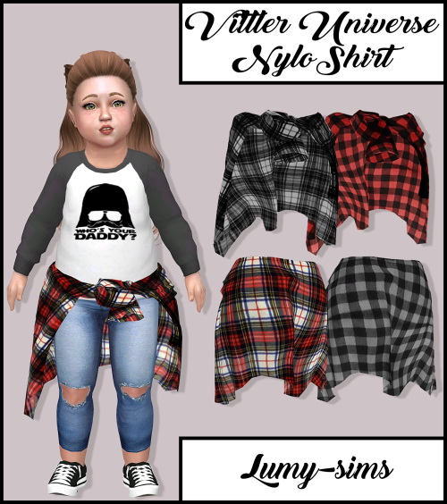 Sims 4 Nylo Shirt for Toddlers at Lumy Sims