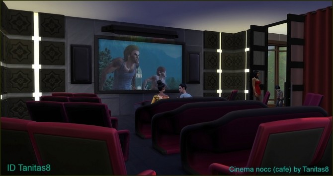 Sims 4 Cinema nocc at Tanitas8 Sims