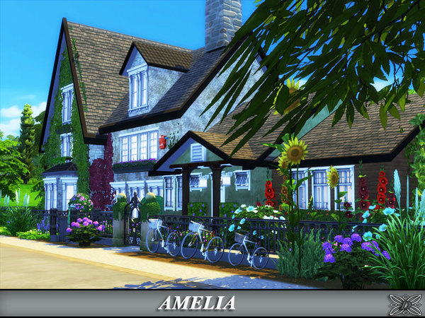 Sims 4 Amelia house by Danuta720 at TSR
