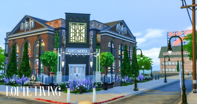 Sims 4 Lofte Living Brick Arch Decor Set at Simsational Designs