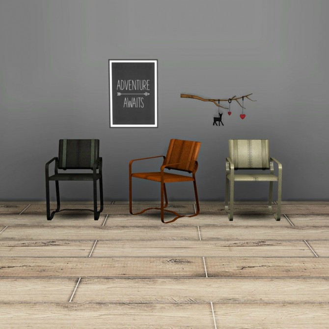 Sims 4 New chairs at Leo Sims