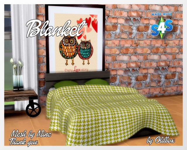 Sims 4 Blanket by Oldbox at All 4 Sims
