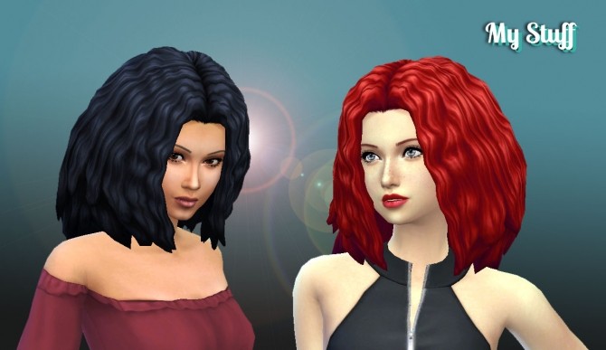 Sims 4 Melodic Waves Hair at My Stuff