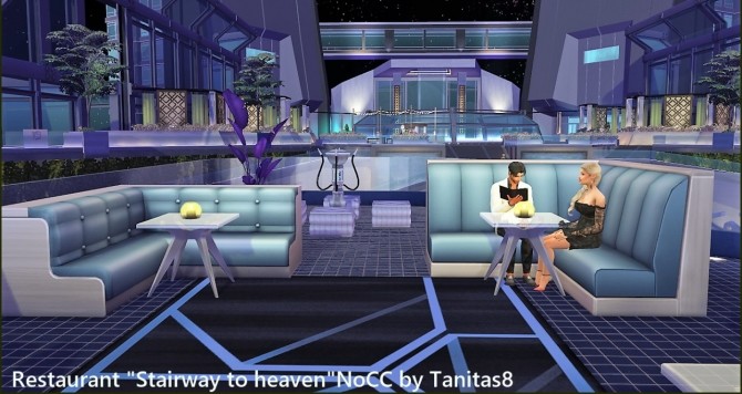 Sims 4 Stairway to heaven restaurant at Tanitas8 Sims