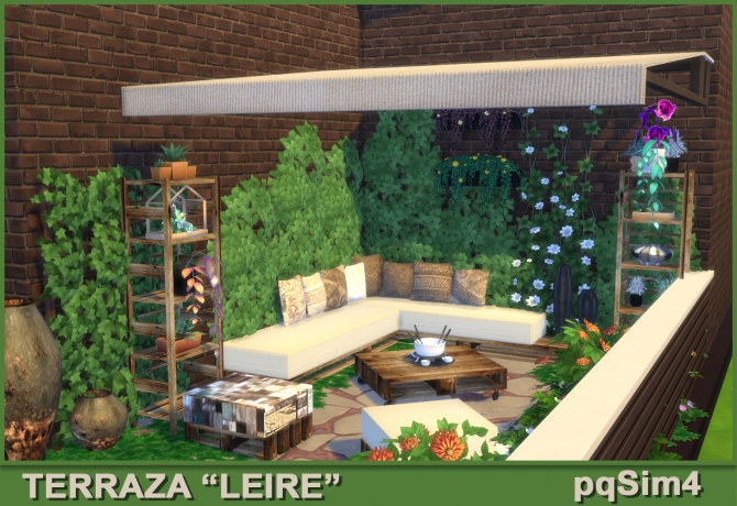 Leire Patio By Mary Jiménez At Pqsims4 Sims 4 Updates