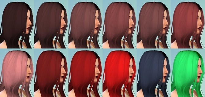 Sims 4 Antos Ekaterina Hair retexture by Delise at Sims Artists