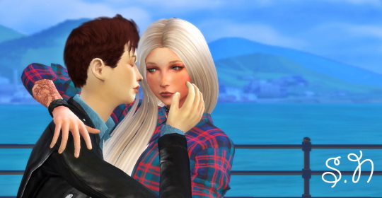 Sims 4 I am in love pose at Simsnema