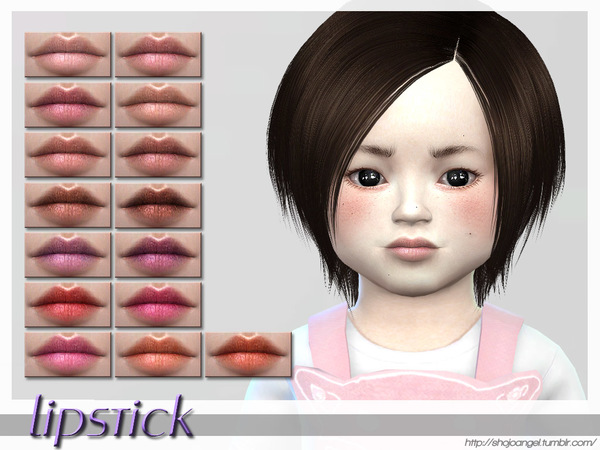 Sims 4 Lips Set 31 by ShojoAngel at TSR