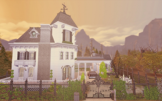 Addison Rae House Sims Addams Family House at Via Sims » Sims 4 Updates