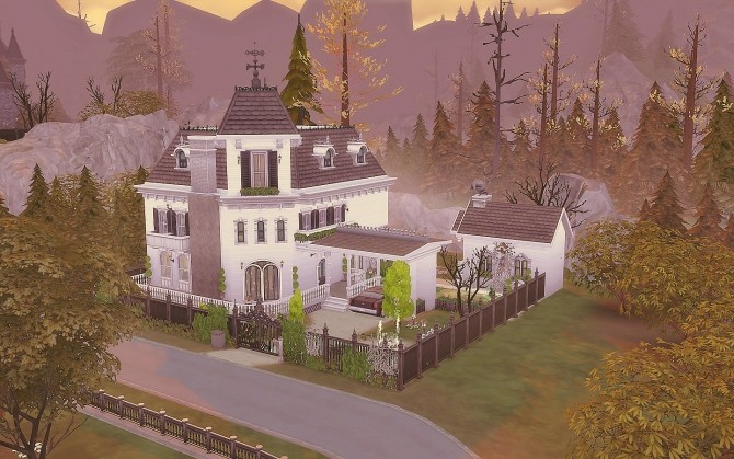 Sims 4 Addams Family House at Via Sims