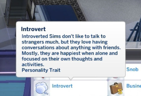 Introvert Trait at Pearlbh Sims Mods & Stuff