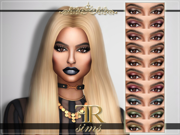 Sims 4 FRS Eyeshadow N07 by FashionRoyaltySims at TSR