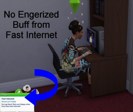 No Energized Buff from High Speed Internet at Pearlbh Sims Mods & Stuff
