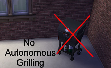 Sims 4 No Auto Grilling at Pearlbh Sims Mods & Stuff