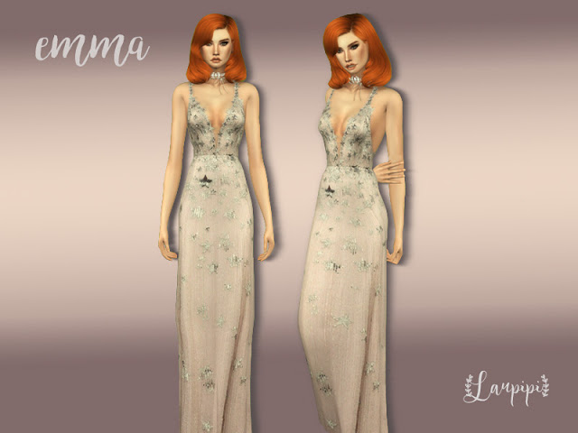 Sims 4 Emmas dress at Laupipi