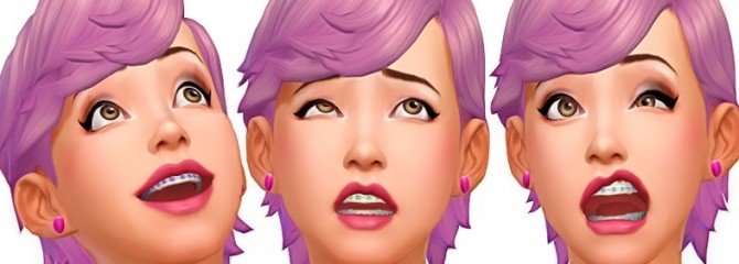 Sims 4 EA Colored Braces at Rinvalee