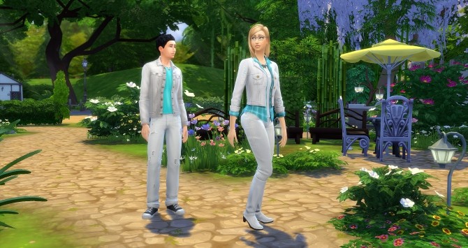 Sims 4 Amanda et Matthias Hellix at Studio Sims Creation