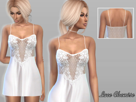 Lace Chemise by Puresim at TSR