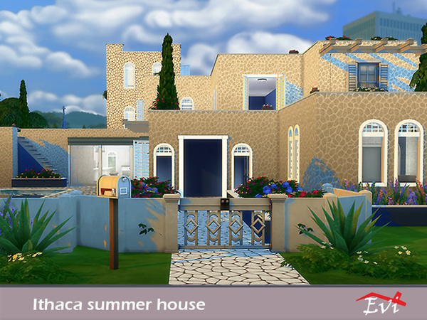 Sims 4 Ithaca summer house by evi at TSR