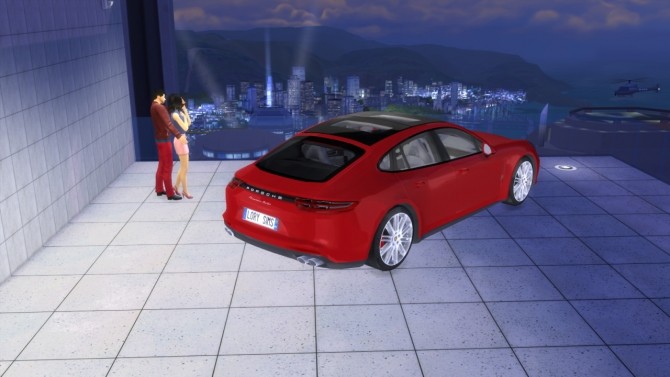 Sims 4 Porsche Panamera Turbo at LorySims
