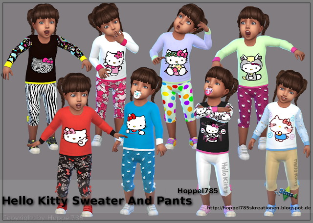 Sims 4 Sweater And Pants at Hoppel785