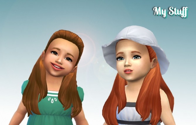 Sims 4 Ariana Hair for Toddlers at My Stuff