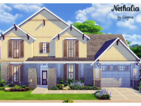 Sims 4 Nethalia home by Degera at TSR