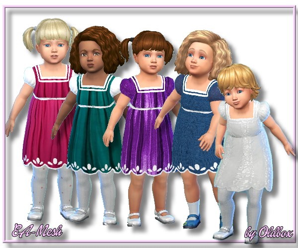 Sims 4 Dress by Oldbox at All 4 Sims