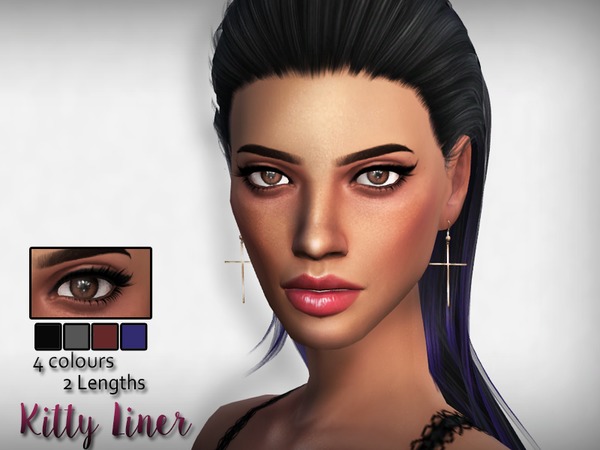 Sims 4 Kitty Cat Liner by Kitty.Meow at TSR