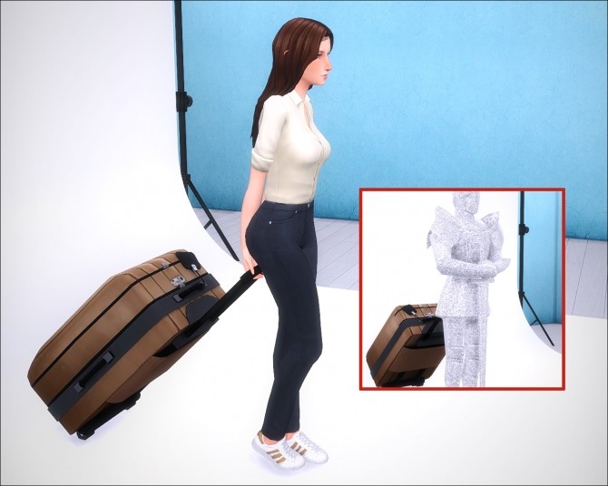 Sims 4 Airport poses pack at Nyuska